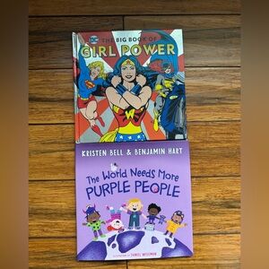 Children’ Illustrated Books DC Girl Power & The World Needs More Purple People